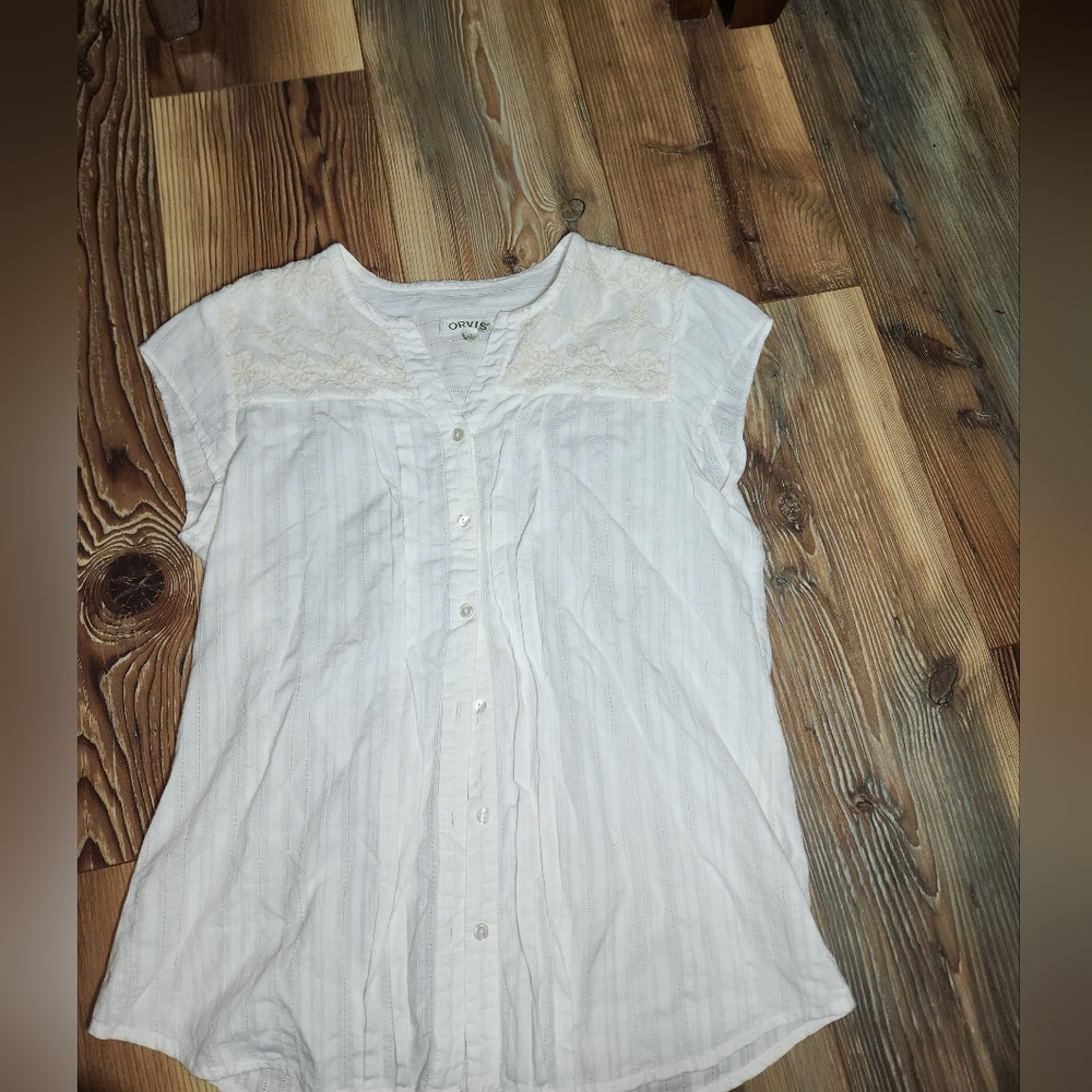 Orvis ladies Top Size Small
